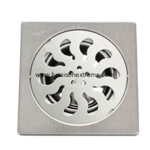 Grille d’évacuation de sol inox carrée – Floor Drain universel