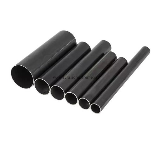 Tuyau noir/Round pipes