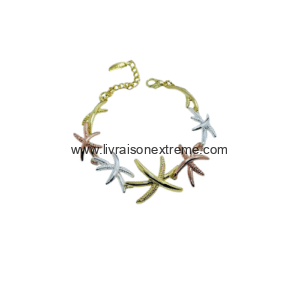 Bracelet étoile de mer tricolore