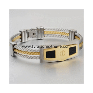 Bracelet à câble bicolore
