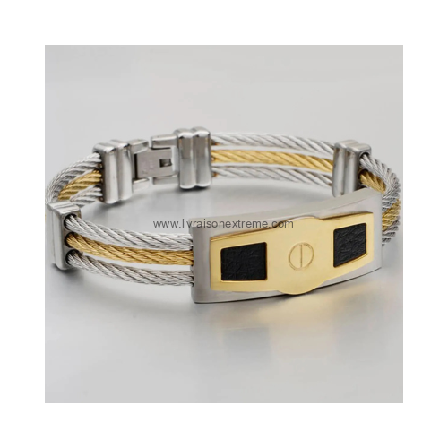 Bracelet à câble bicolore – Image 2