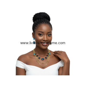 Parure chaine longue glamour