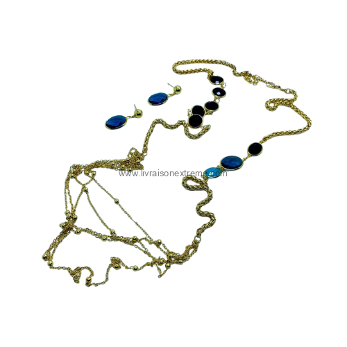 Parure chaine longue glamour