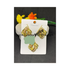 Parure en motif nœud prestige 3 Tons
