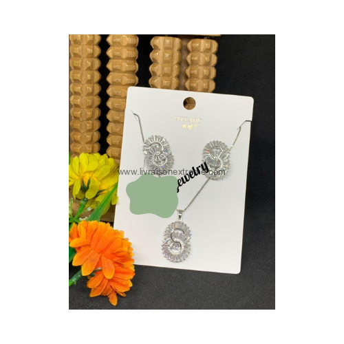 Parure en motif S Cristal – Image 2