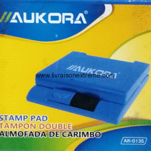 Tampon Encreur AUKORA – Couleurs Vives et Professionnelles (Noir, Rouge, Bleu)