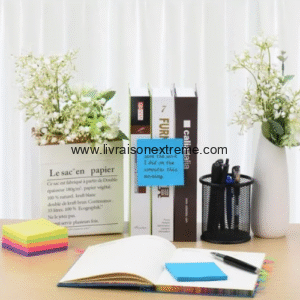 Bloc Mémo de Bureau avec Distributeur – Système Rechargeable Pratique (Réf. 5SL / 5SD)