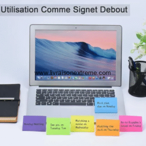 Bloc Mémo de Bureau avec Distributeur – Système Rechargeable Pratique (Réf. 5SL / 5SD)