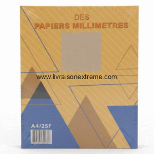 Papier Millimétrique (Bloc) – Quadrillage de Précision pour le Dessin Technique et les Graphiques