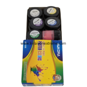 Gouache en Pots AUKORA – 6 couleurs (AK-1006)