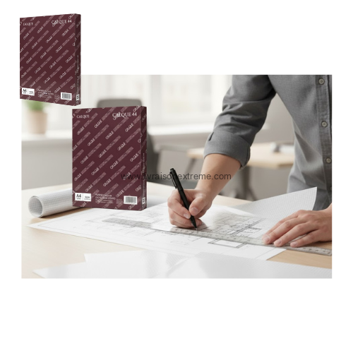 Ramette Papier Calque A4 – Grand Format 250 Feuilles (90g/m²) – Image 3
