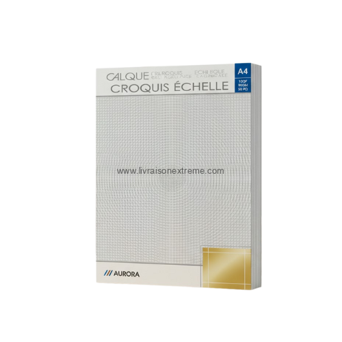 Papier Calque "Croquis Échelle" – Haute Transparence (90g/m²)