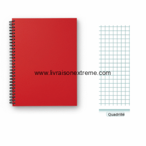 Cahier de registre spiralé AUKORA – A4-(100 feuilles) 