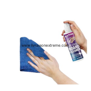 Spray Nettoyant "Whiteboard Wizard" + Chiffon Microfibre – Rénovateur pour Tableau Blanc (250ml)