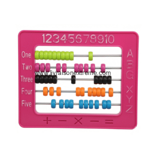 Boulier compteur (Abacus) LVX – No. 3 — 5 rangées,