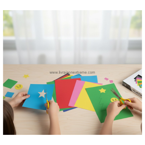 Bloc de Papier Bristol Couleurs - Aukora - Format A3 (20 Feuilles) – Image 3