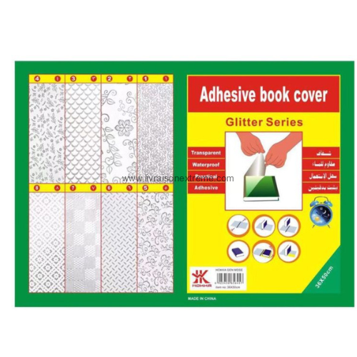 Couverture de Livre Adhésive - A4 Transparente - Rouleau de Protection X10