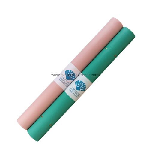 Papier Crépon (Création & Loisirs) - Rouleau de couleur (Vert / Rose)