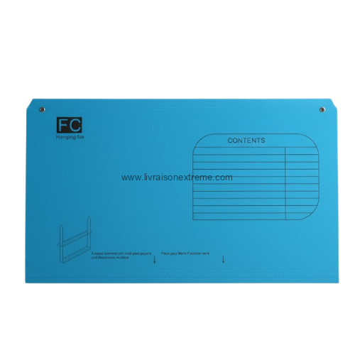 Farde Dossier Suspendu - FC (Hanging File) - Format A3 (Couleur Bleue)