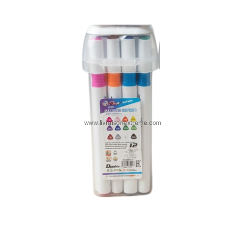 Set de Marqueurs Double Pointe-8560-12