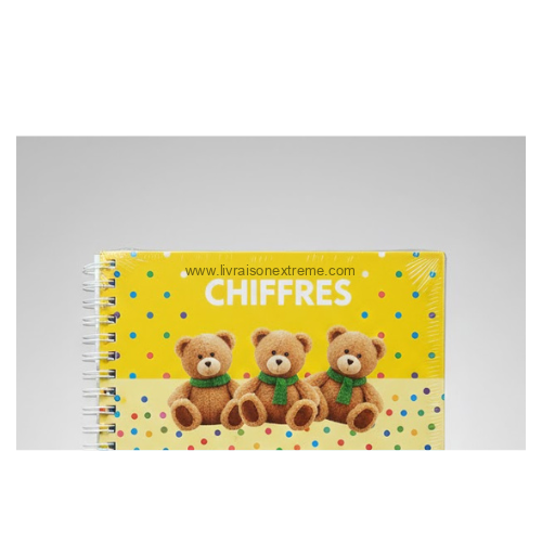 Livres éducatifs à spirale pour apprendre l’alphabet et les chiffres – Image 3