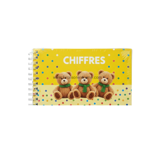 Livres éducatifs à spirale pour apprendre l’alphabet et les chiffres – Image 4