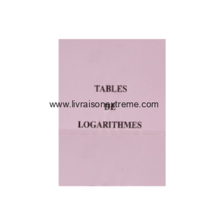 Livret Tables de logarithmes