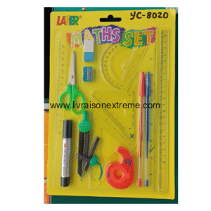 Kit mathématiques complet LAZER – MATHS SET YC-8020