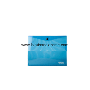 Pochette plastique(Étui)-Fermeture bouton pression