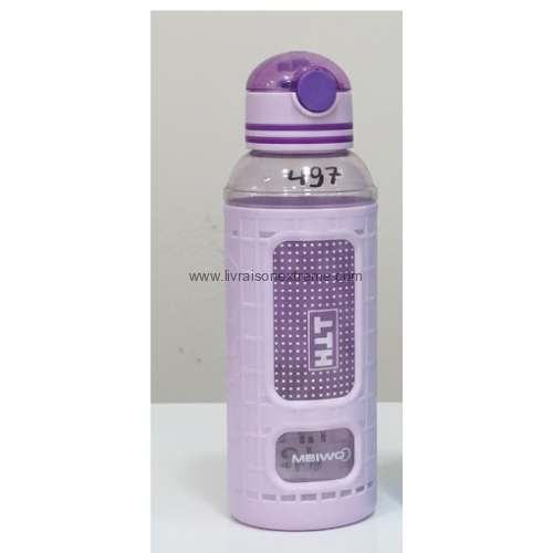Gourde LTT violette – Bouteille d’eau scolaire et sport-497 – Image 2