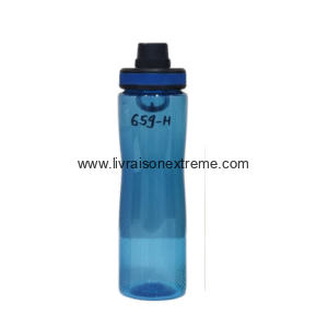 Gourde sport 659-H – Bleu transparent
