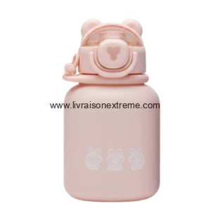 Bouteille Thermos Isotherme pour Enfant (550 ml) – Motif Ours