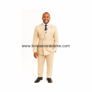 Costume croisé 2 pièces Sand Regent - beige