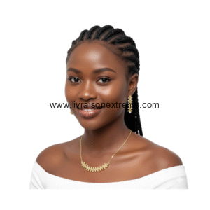 Parure collier et boucles d'oreilles - J2070