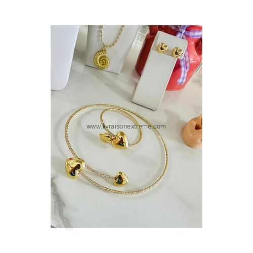 Parure en motif cœurs délicats – Image 2