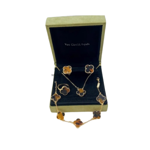 Parure en motif trèfles