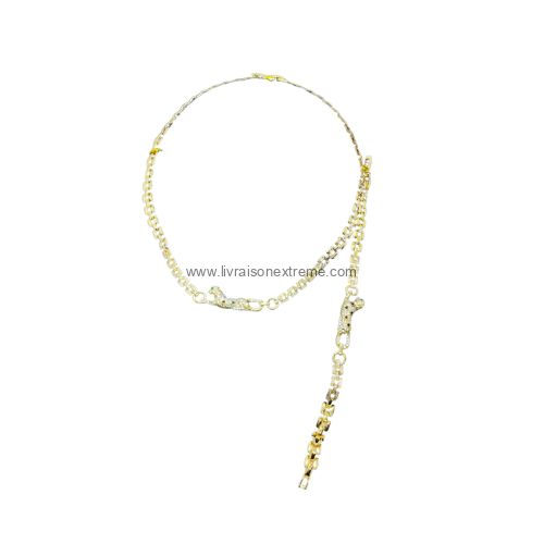 Collier et bracelet barres scintillantes
