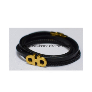 Bracelet multi câbles en cuir