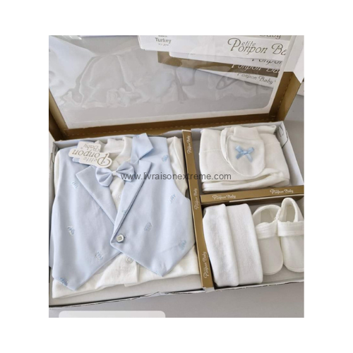 Ensemble de cérémonie bébé garçon Petite Ponpon Baby – Image 3