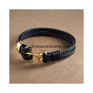 Bracelet en cuir tressé
