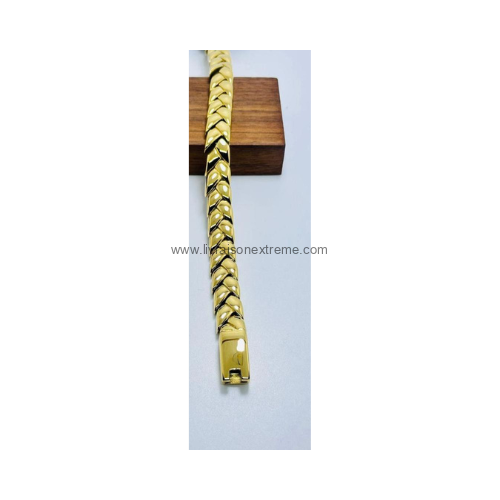 Bracelet chaîne à maillons tressés – Image 2