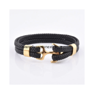 Bracelet en cuir tressé