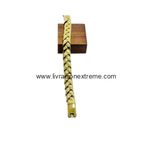 Bracelet chaîne à maillons tressés