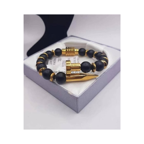 Bracelet en perles et cloue – Image 2