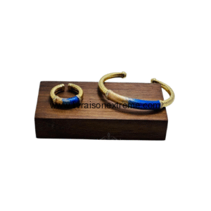 Parure bracelet et bague style dégradé