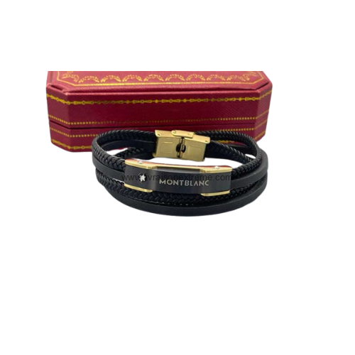 Bracelet en cuir Mont Blanc – Image 3