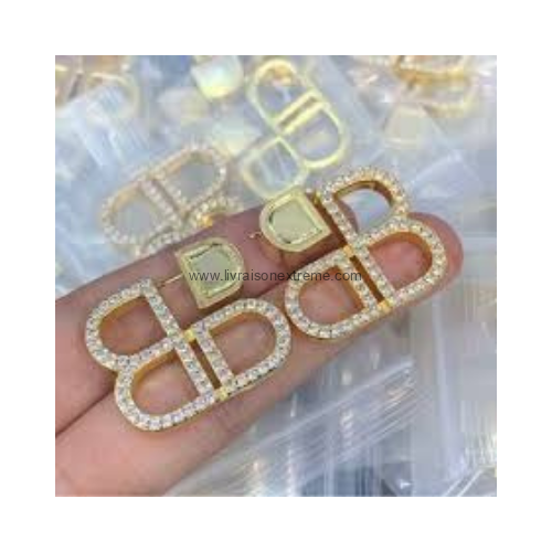 Boucles d'oreilles Monogramme – Image 2