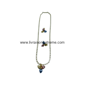Parure Trèfle tricolore