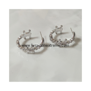 Boucles d'oreilles mini créoles Regalia