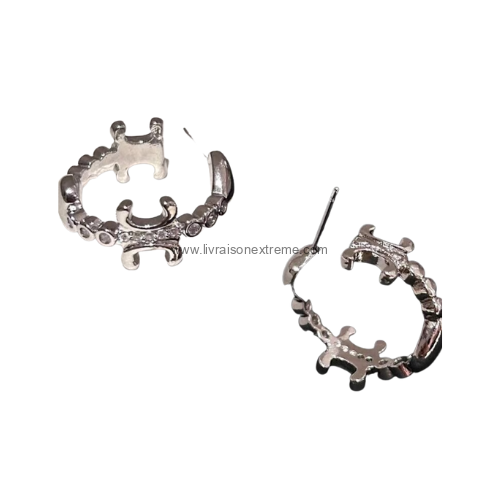 Boucles d'oreilles mini créoles Regalia